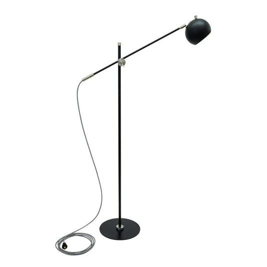 Orwell Floor Lamp - OR700-BLKSN - Black/Satin Nickel by House of Troy