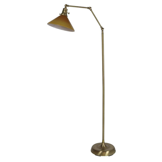 Otis Floor Lamp - OT600-AB-AM - Antique Brass by House of Troy
