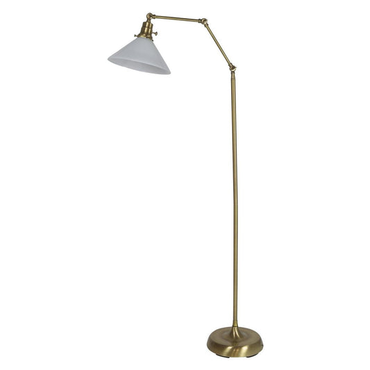 Otis Floor Lamp - OT600-AB-WT - Antique Brass by House of Troy