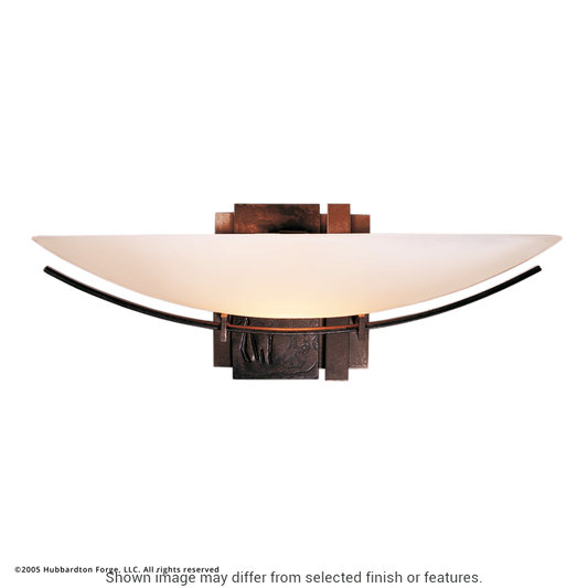 Oval Impressions Sconce - White by Hubbardton Forge
