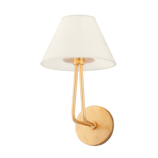 Ozias Wall Sconce - 1-Light - Vintage Gold Leaf - Troy Lighting B2502-VGL