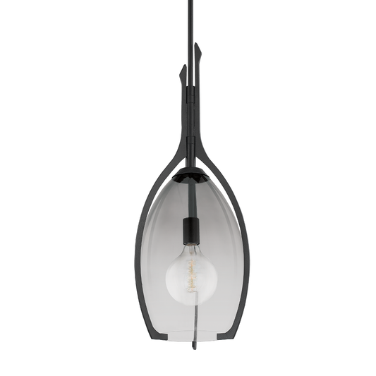 Pacifica Pendant - 1-Light - Forged Iron - Troy Lighting F8313-FOR