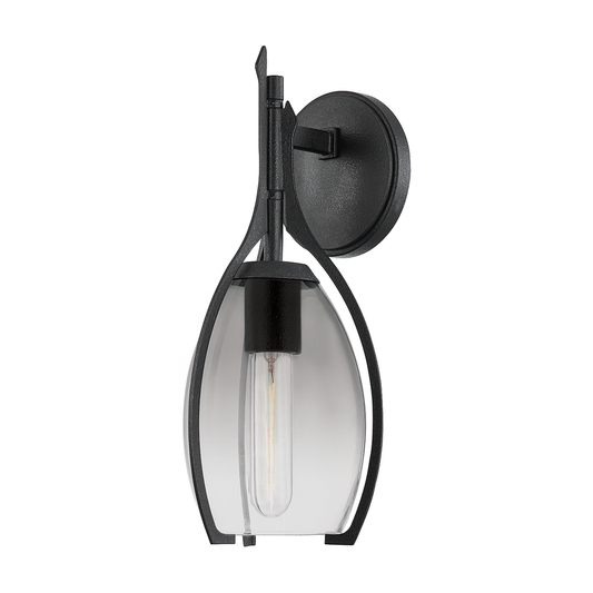 Pacifica Wall Sconce - 1-Light - Forged Iron - Troy Lighting B8314-FOR