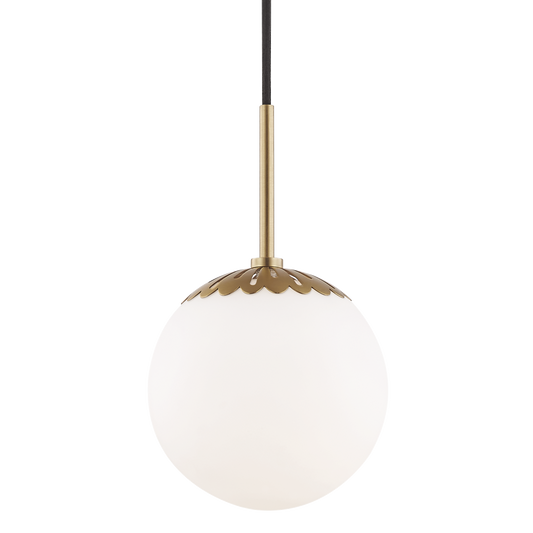 Paige Pendant - 1-Light - Aged Brass - Mitzi H193701S-AGB