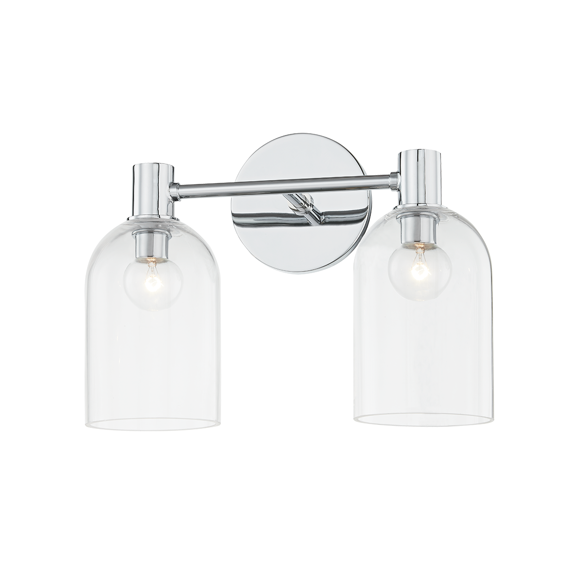 Paisley Vanity Light - 2-Light - Polished Chrome - Mitzi H678302-PC