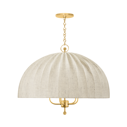 Palmetto Chandelier - Aged Brass by Hudson Valley Lighting