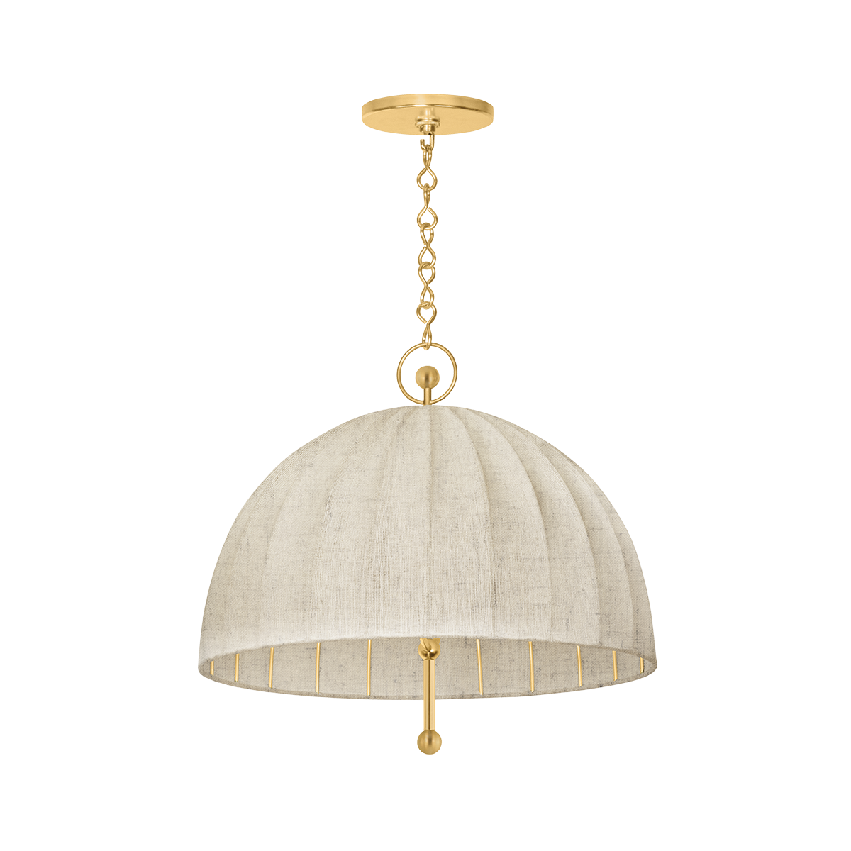 Palmetto Pendant - Aged Brass by Hudson Valley Lighting