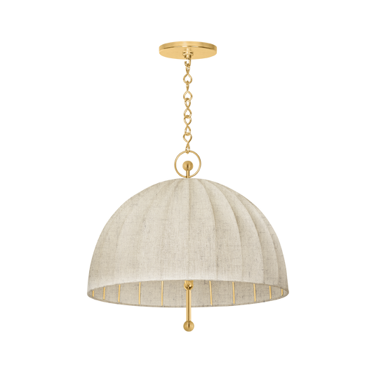 Palmetto Pendant - Aged Brass by Hudson Valley Lighting