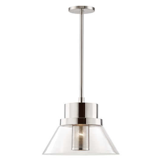 Paoli Large Pendant - Polished Nickel by Hudson Valley Lighting