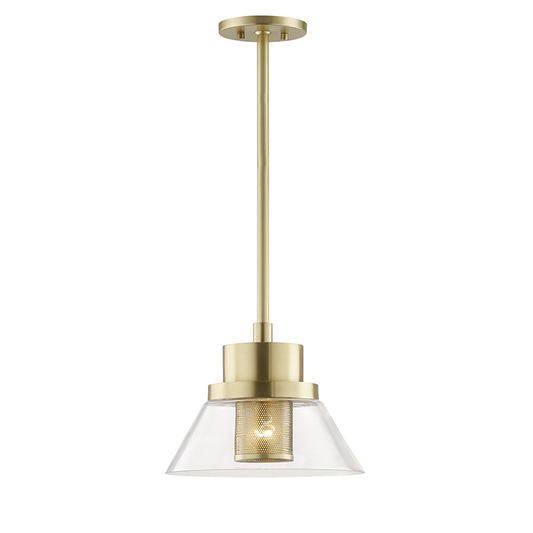 Paoli Pendant - Aged Brass by Hudson Valley Lighting