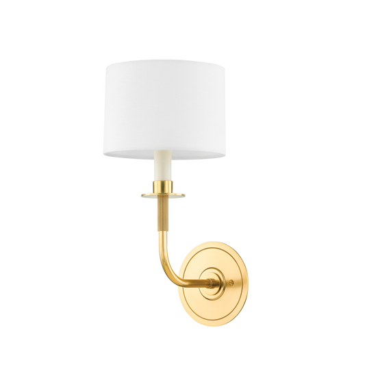 Paramus Wall Sconce - Aged Brass by Hudson Valley Lighting
