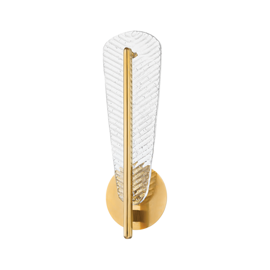 Passaic Wall Sconce - Aged Brass by Hudson Valley Lighting