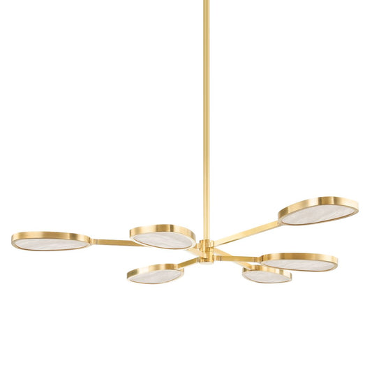 Patras Large Chandelier - Vintage Brass by Corbett Lighting