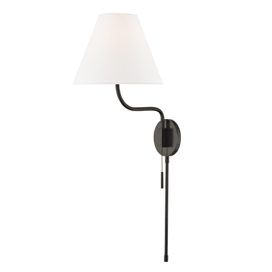 Patti Plug-In Sconce - 1-Light - Old Bronze - Mitzi HL240101-OB