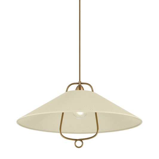 Pawley Pendant - Historic Bronze/Soft Sand by Hudson Valley Lighting