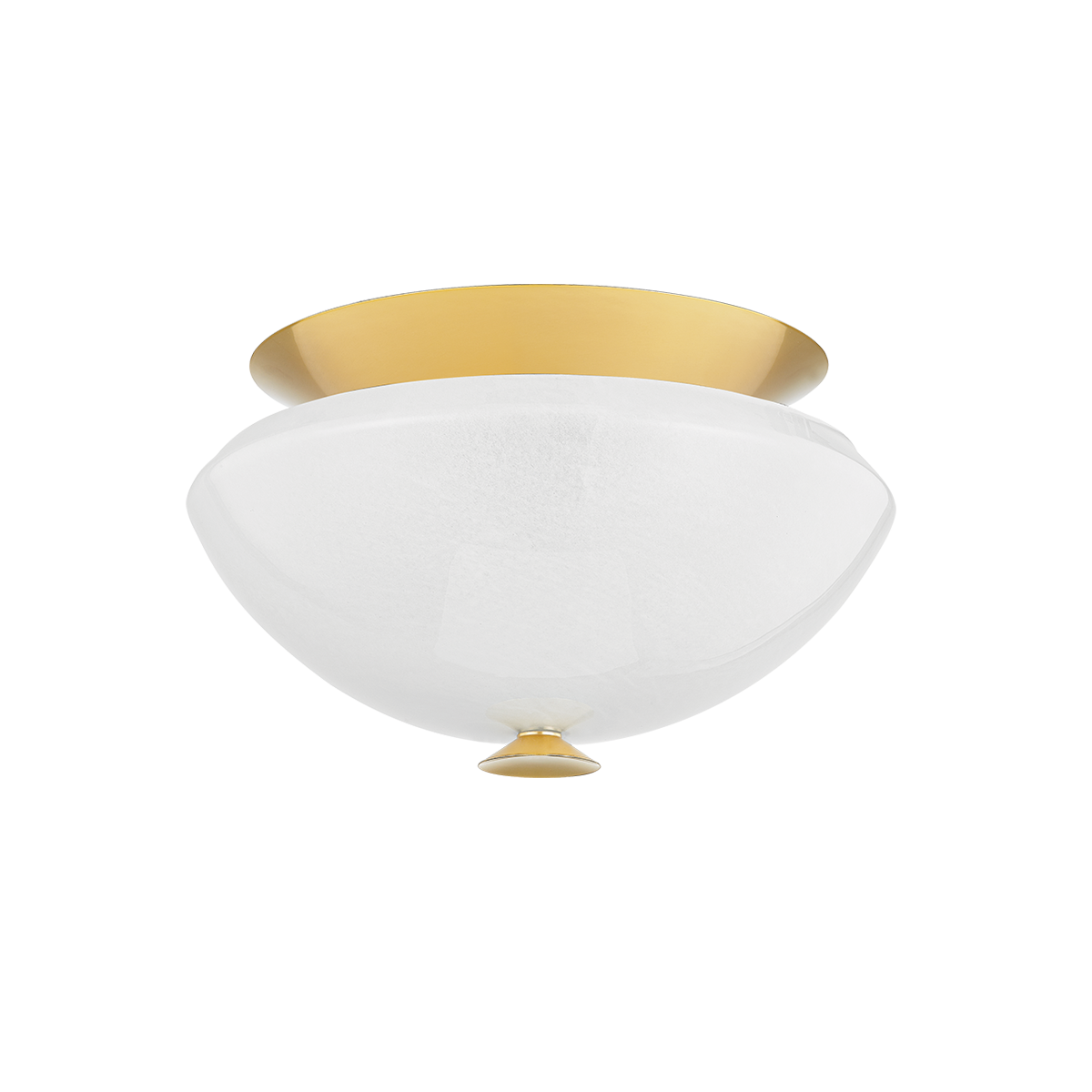 Pawtucket Flush Mount - Aged Brass/Soft White by Hudson Valley Lighting
