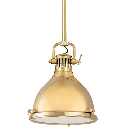 Pelham Pendant - Aged Brass by Hudson Valley Lighting