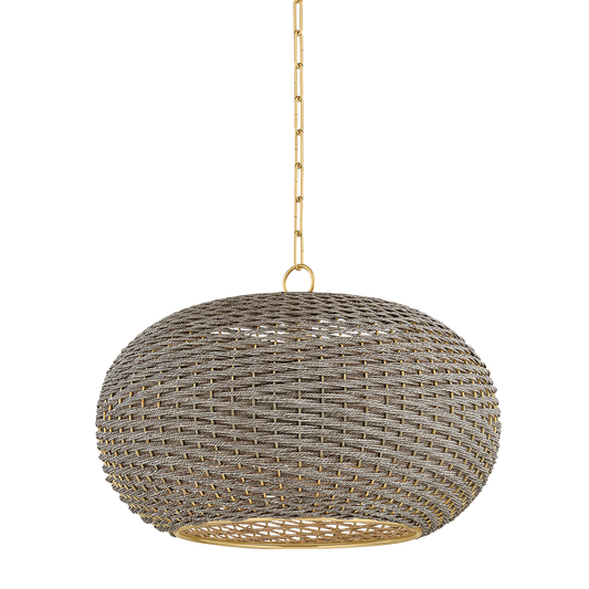 Penarth Pendant - Aged Brass by Hudson Valley Lighting