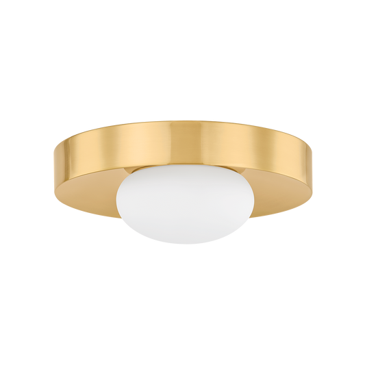Pepa Flush Mount - 1-Light - Aged Brass - Mitzi H992501-AGB