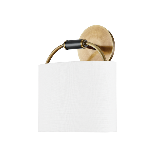 Pete Wall Sconce - 1-Light - Patina Brass - Troy Lighting B8712-PBR