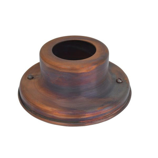 Piermount-3″ O.D. Cup With 5-1/4 Diam Base - PM-3-RC - Raw Copper by Arroyo Craftsman
