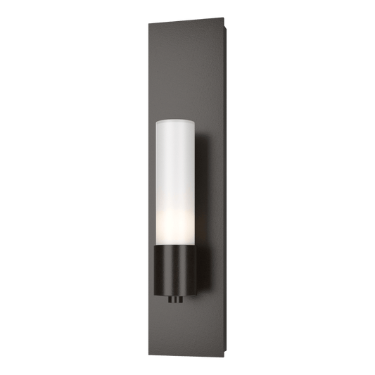 Pillar 1-Light Sconce - Oil Rubbed Bronze - Opal Glass by Hubbardton Forge