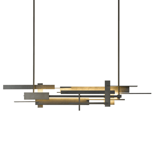 Planar Large LED Pendant - Dark Smoke by Hubbardton Forge