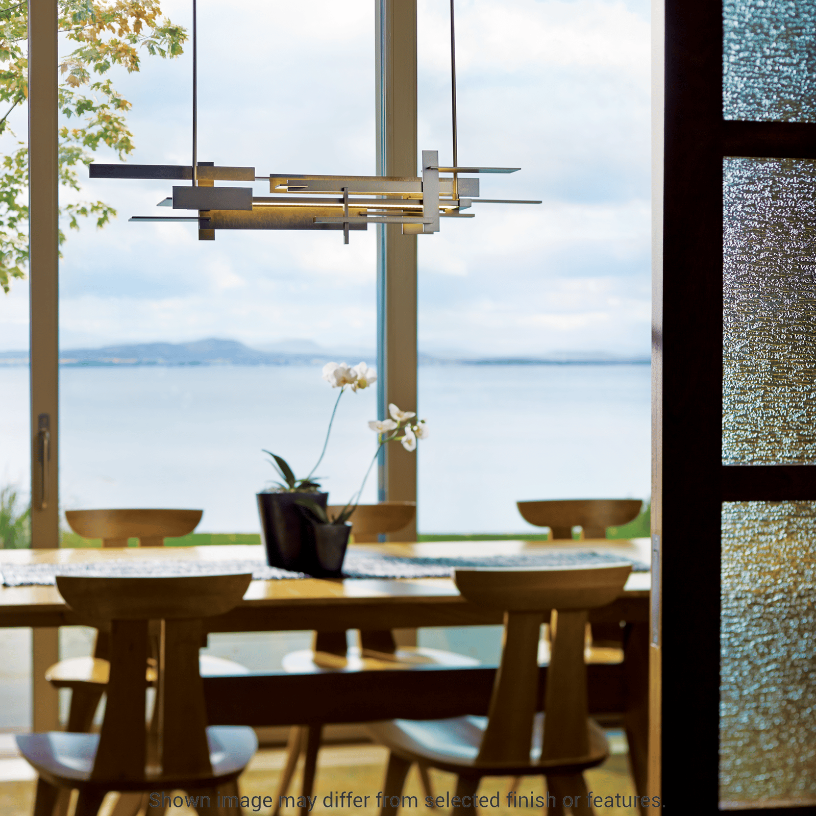 Planar Large LED Pendant - White by Hubbardton Forge