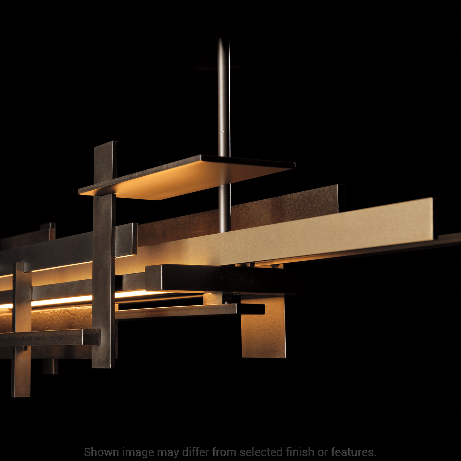 Planar LED Pendant With Accent - White by Hubbardton Forge