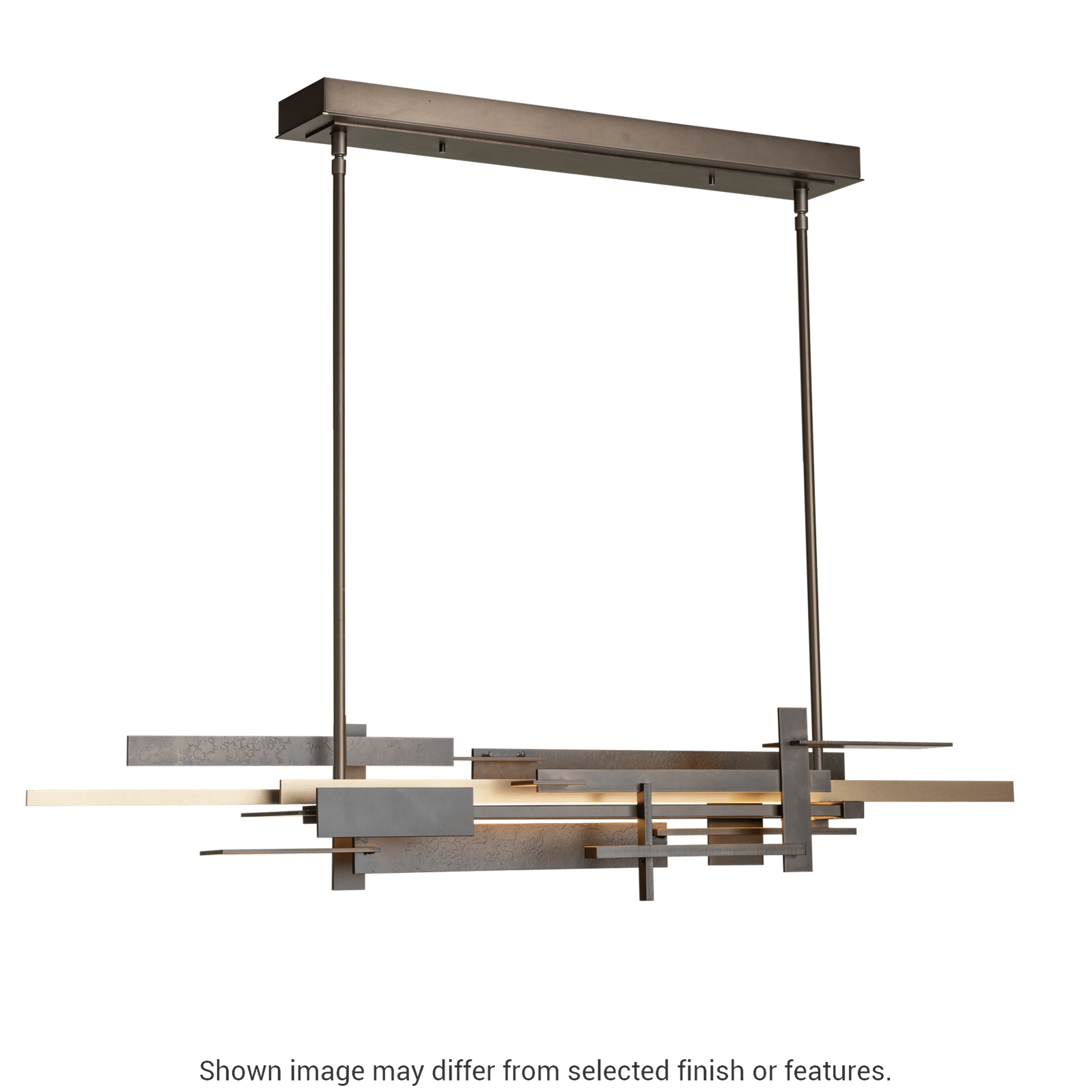 Planar LED Pendant With Accent - White by Hubbardton Forge