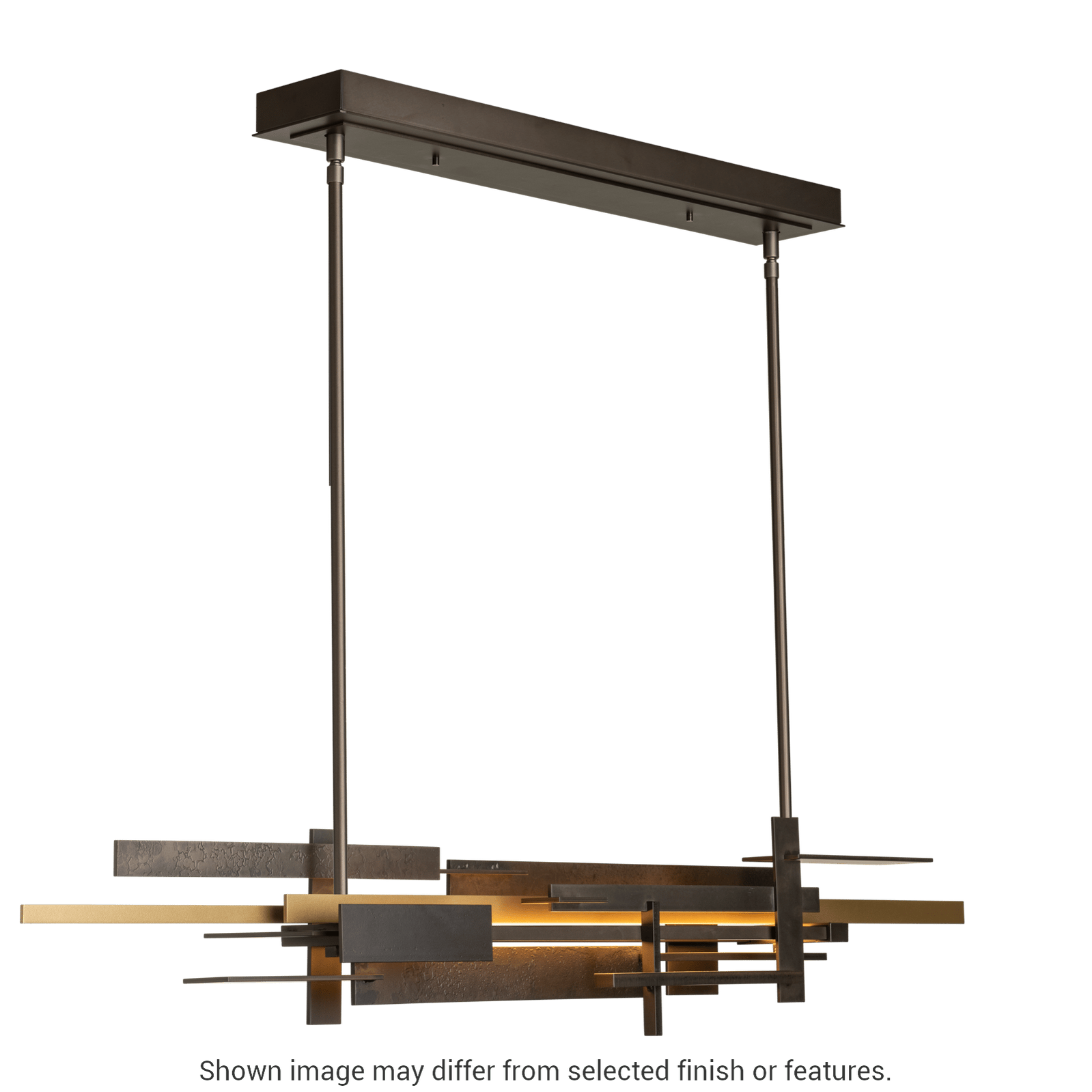 Planar LED Pendant With Accent - White by Hubbardton Forge