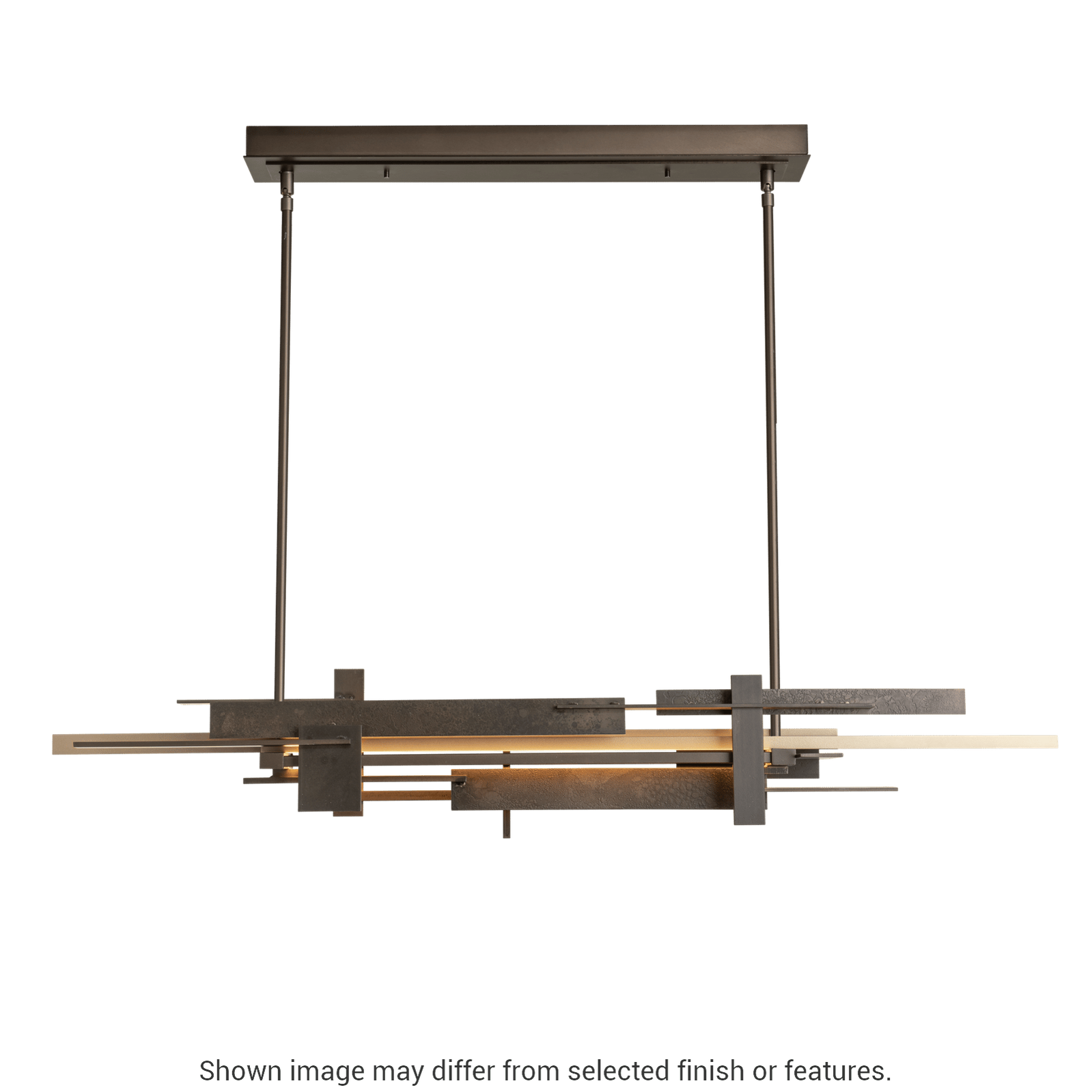 Planar LED Pendant With Accent - White by Hubbardton Forge