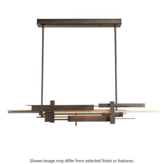 Planar LED Pendant With Accent - White by Hubbardton Forge