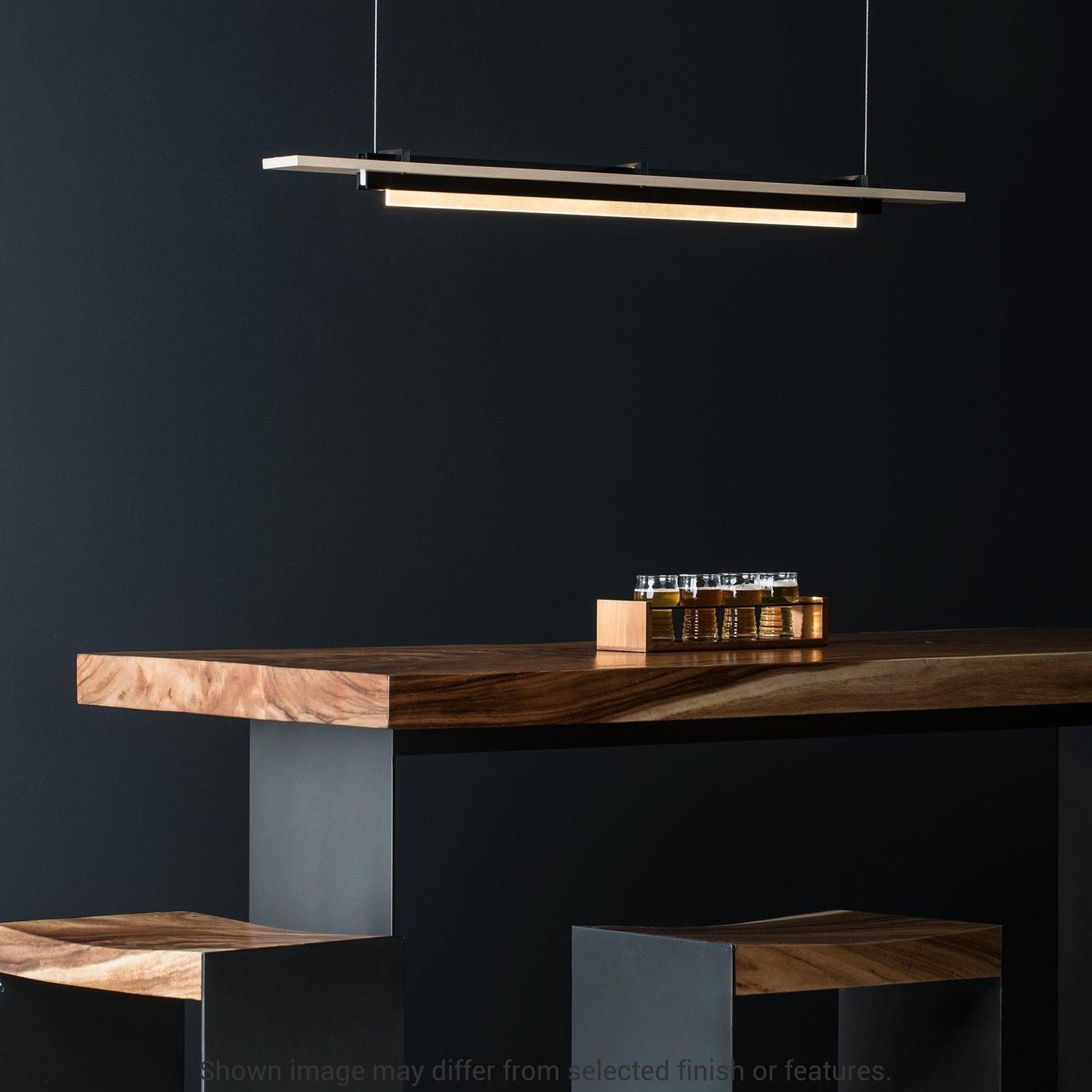 Plank LED Pendant - White by Hubbardton Forge