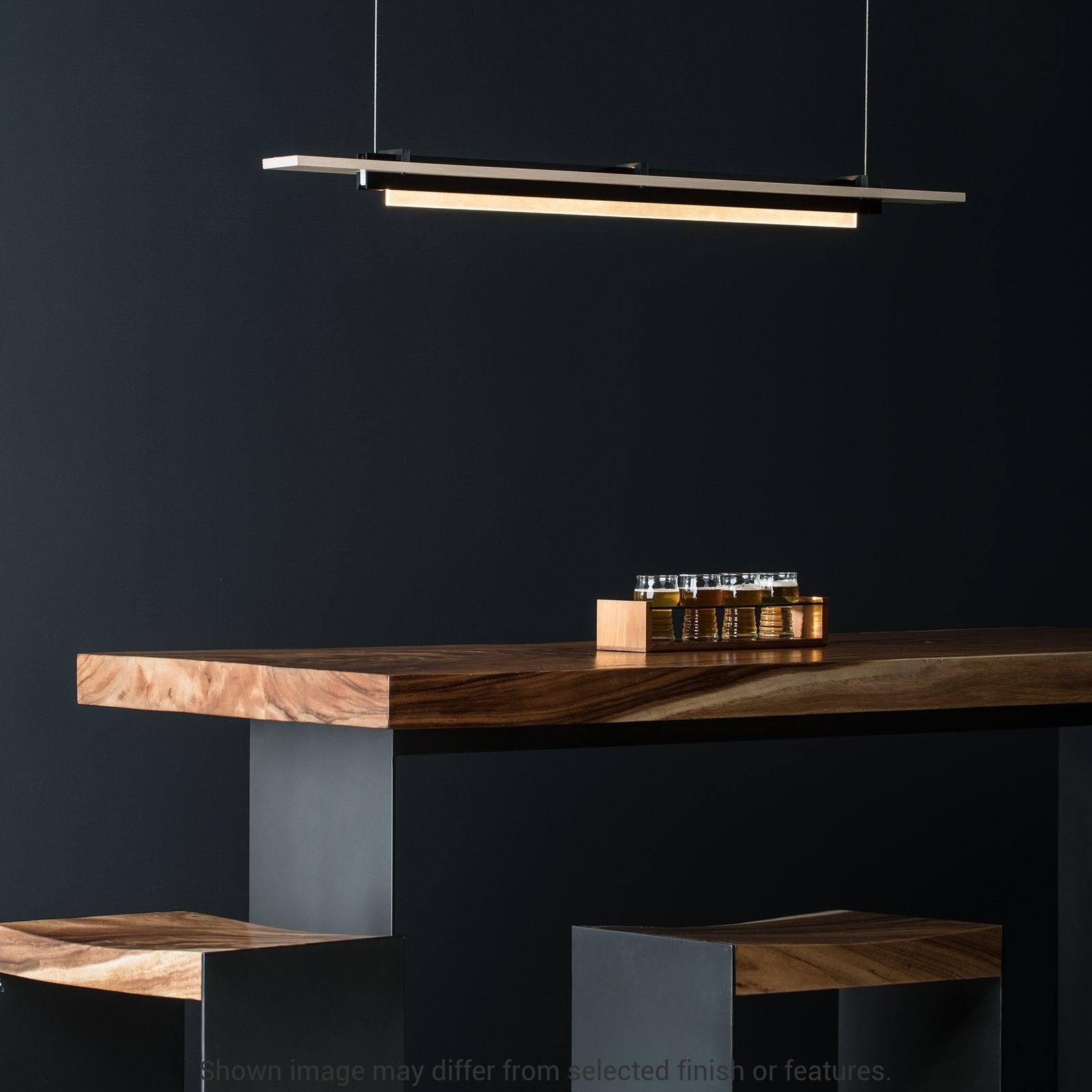 Plank LED Pendant - White by Hubbardton Forge