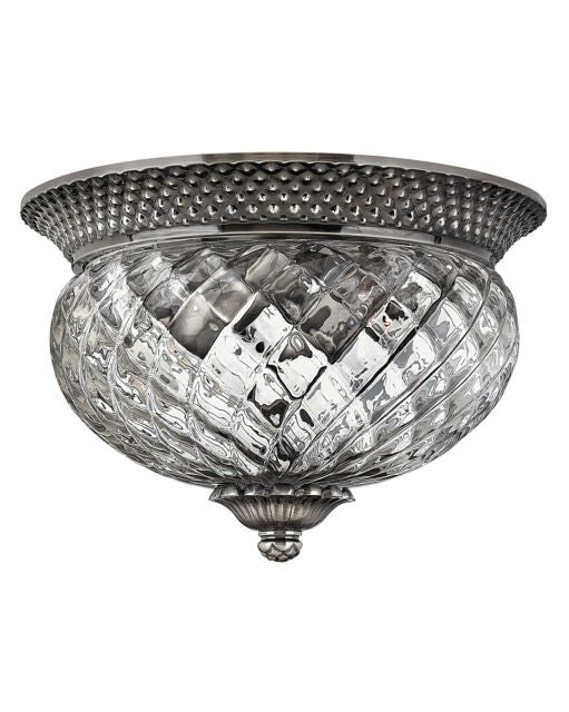 Plantation Small Flush Mount - Polished Antique Nickel by Hinkley Lighting