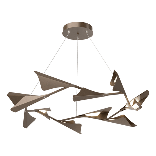 Plume 12-Light LED Pendant - Bronze by Hubbardton Forge