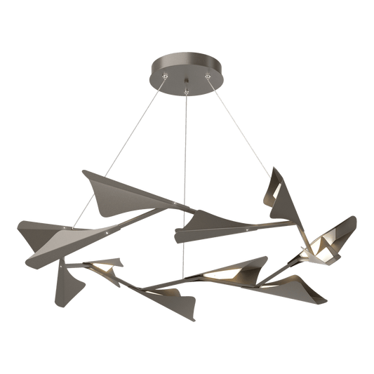 Plume 12-Light LED Pendant - Dark Smoke by Hubbardton Forge