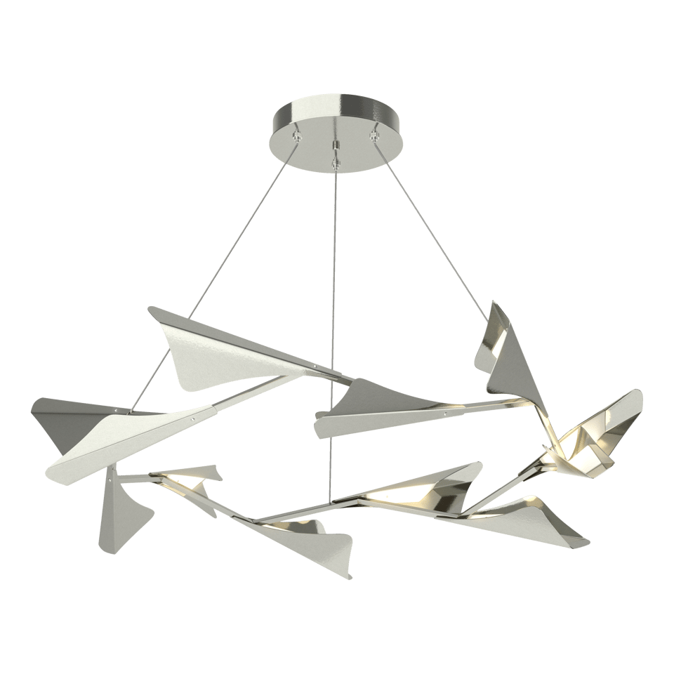 Plume 12-Light LED Pendant - Sterling by Hubbardton Forge
