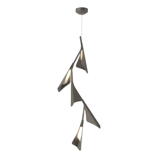 Plume 5-Light LED Pendant - Dark Smoke by Hubbardton Forge