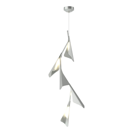 Plume 5-Light LED Pendant - Vintage Platinum by Hubbardton Forge