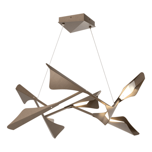 Plume 8-Light LED Pendant - Bronze by Hubbardton Forge