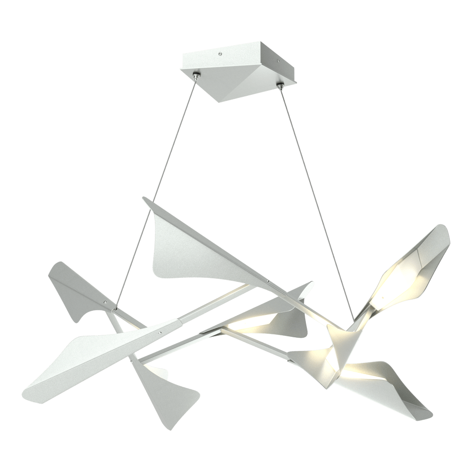 Plume 8-Light LED Pendant - Vintage Platinum by Hubbardton Forge