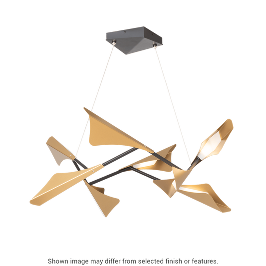 Plume 8-Light LED Pendant - White by Hubbardton Forge