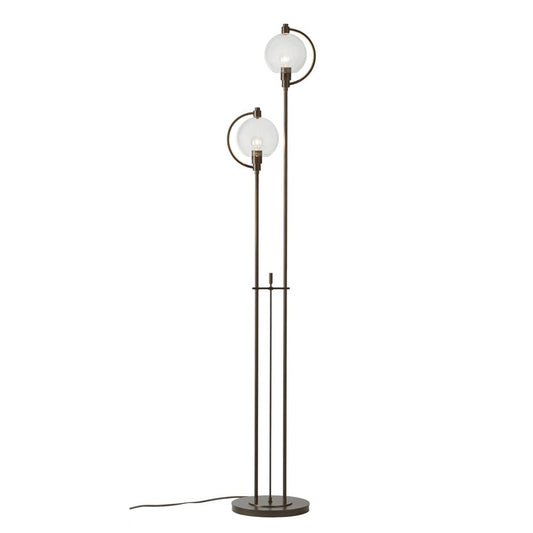 Pluto Floor Lamp - Bronze - Clear Glass by Hubbardton Forge
