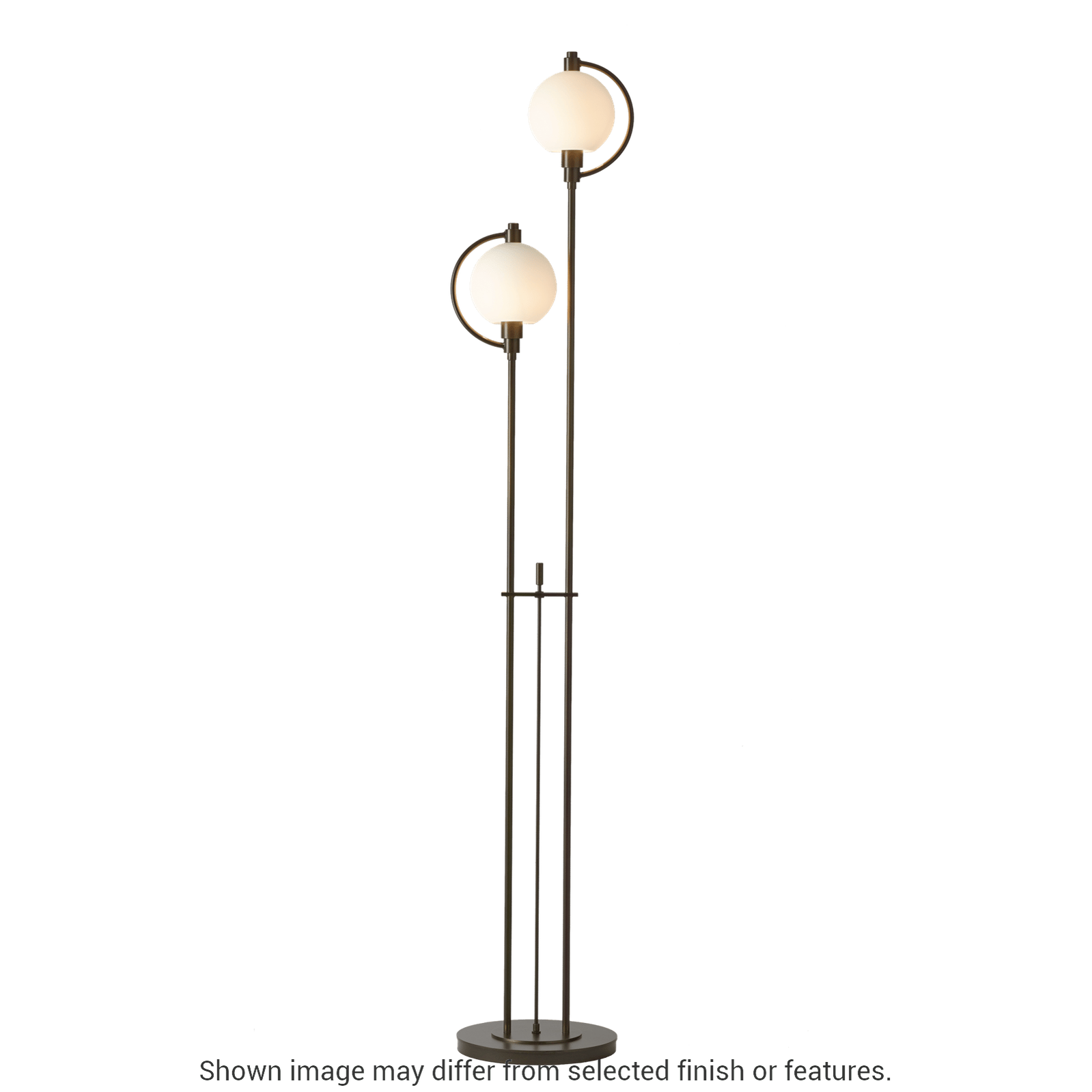 Pluto Floor Lamp - White - Opal Glass by Hubbardton Forge