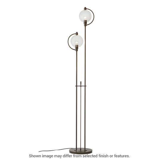Pluto Floor Lamp - White - Opal Glass by Hubbardton Forge