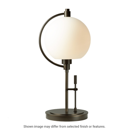 Pluto Table Lamp - White - Opal Glass by Hubbardton Forge