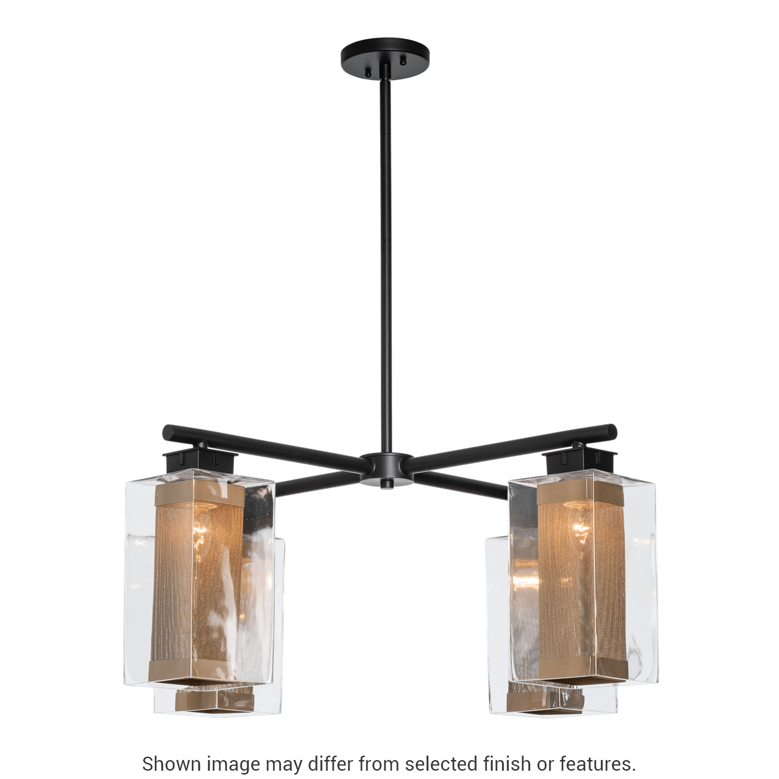 Polaris Outdoor 4-Light Pendant - White - Outdoor Silver Accent by Hubbardton Forge