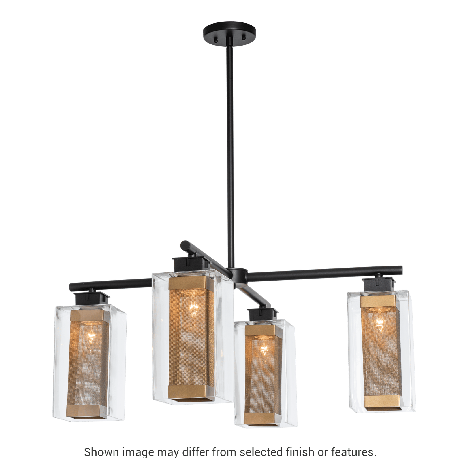 Polaris Outdoor 4-Light Pendant - White - Outdoor Silver Accent by Hubbardton Forge